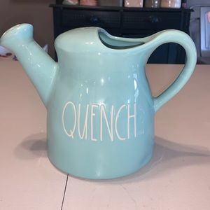 Rae Dunn Turquoise Watering Can NEW